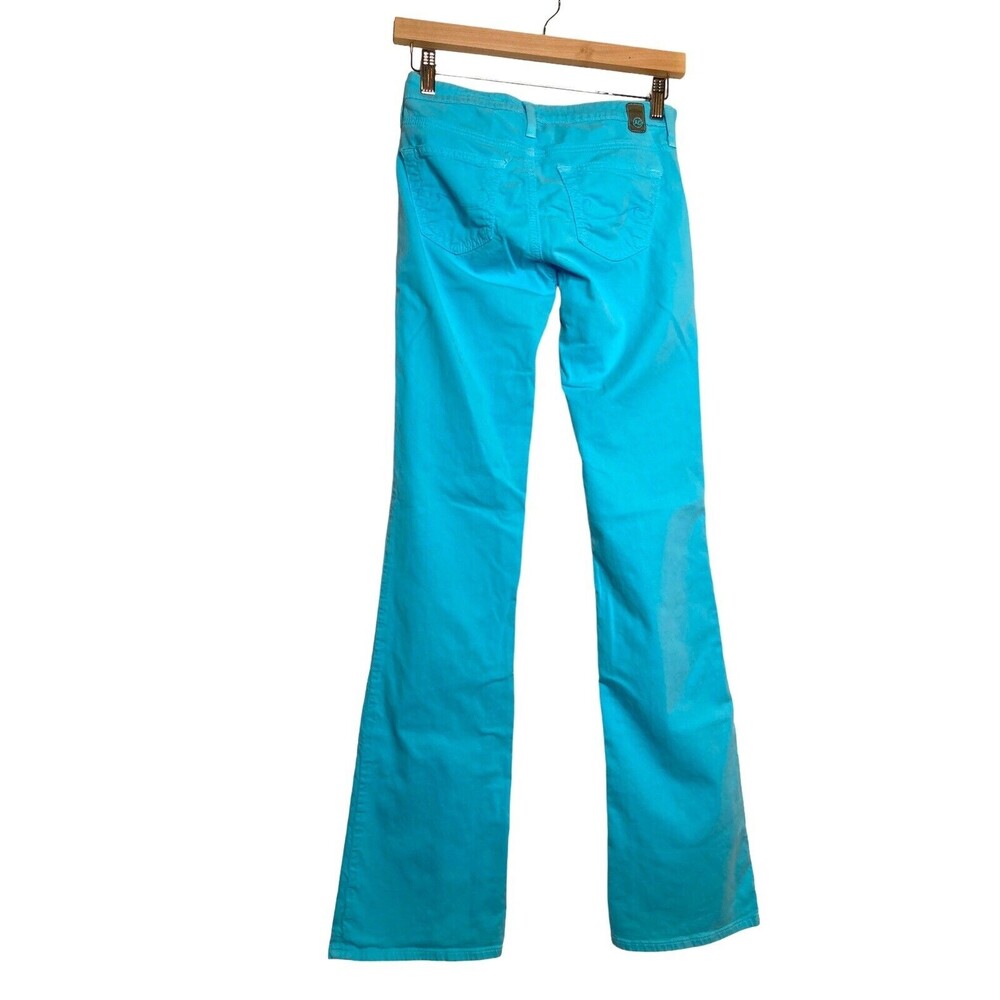 Adriano Goldschmied Women's Size 26 Teal Denim Legging Ankle Super Skinny Jeans - Picture 2 of 12